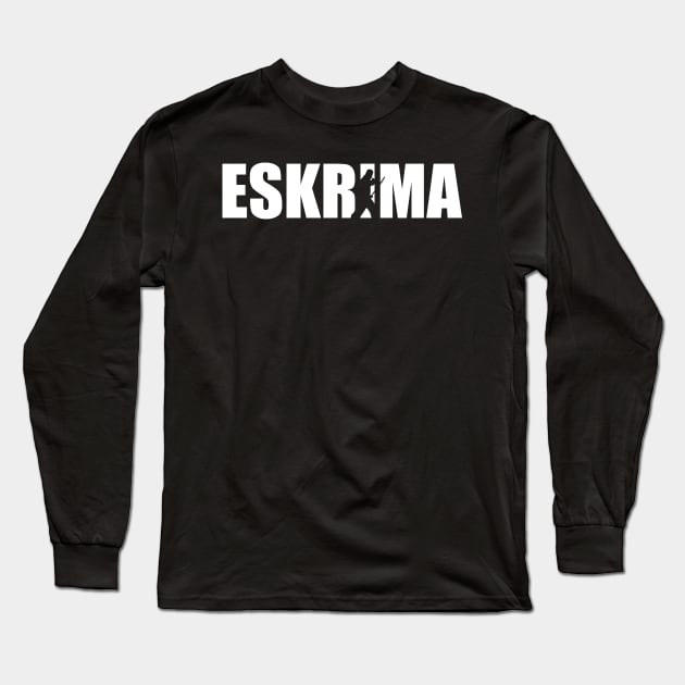 Eskrima Kali Arnis Filipino Martial Arts FMA Long Sleeve T-Shirt by MasterKlaw